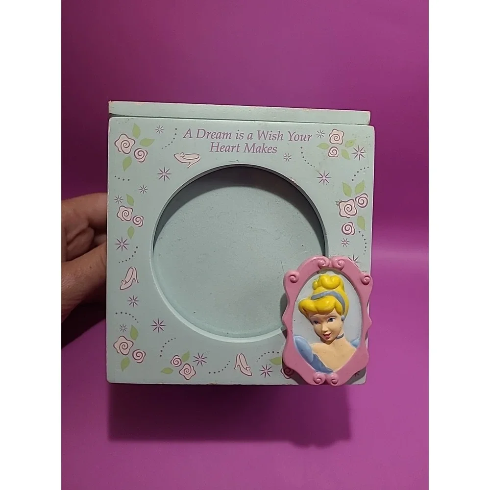 Disney Princess Cinderella Photo cube and‎ trinket box  Enesco
